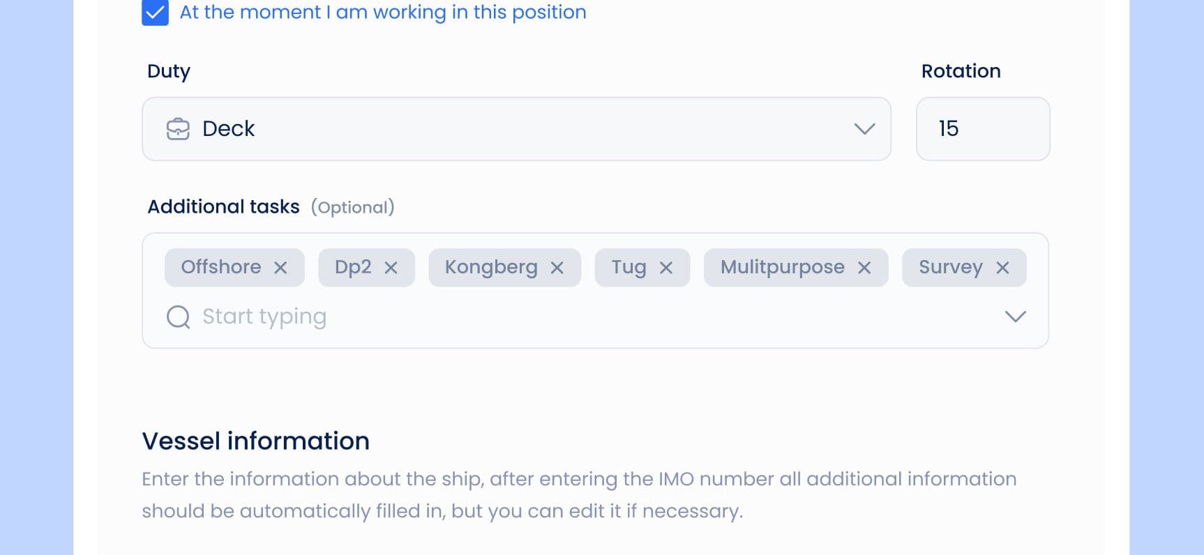 How to use additional project tags