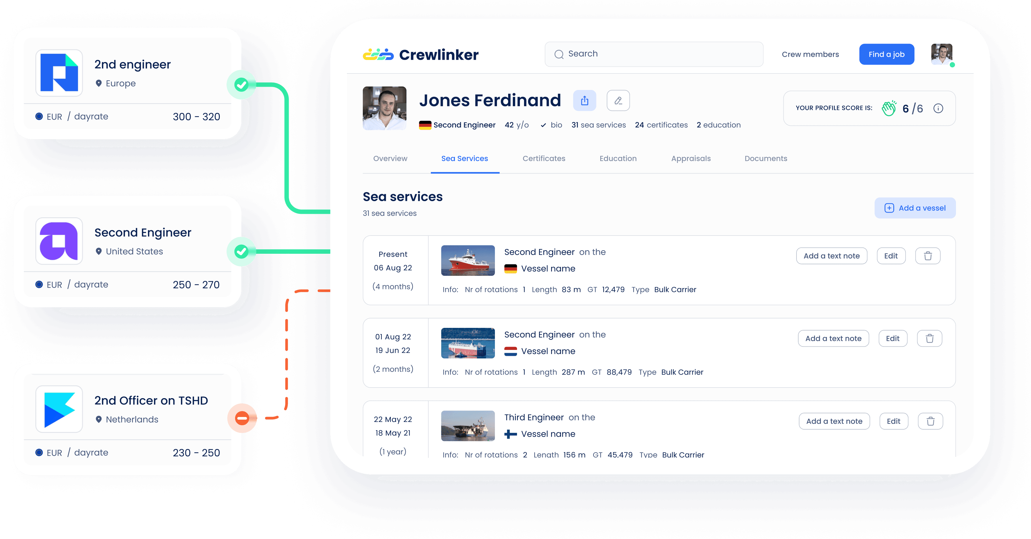 Get linked smartly with Crewlinker